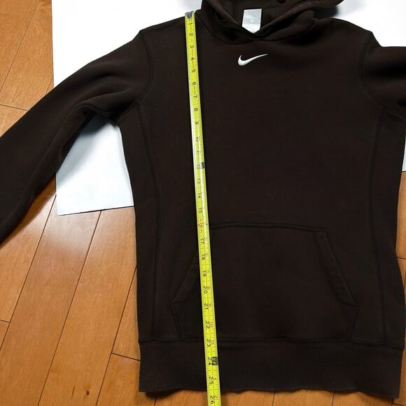 Y2K Rare Nike Center Swoosh Brown Hoodie Womens Sweatshirt Small Vintage - Picture 10 of 16